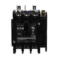 Eaton C25DNY151TL 전기기계 접촉기 3P 15ADPCNT W/DNRL 24AC 1NO1NC 보조 접점