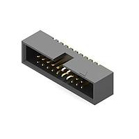 Đầu cắm WR-BHD 1.27mm Đầu đực Hộp Góc 20 chân mạ vàng góc phải Wurth Elektronik 62702021721