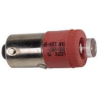 SCHNEIDER DL1CJUS1204 ランプ LED、BA9s ベース 120Vac/dc、赤