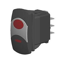 Carling Technologies V6B1D88C-HRPCT-00000 ສະຫນັບສະຫນູນ Rocker V6B1D88C-HRPCT-00000