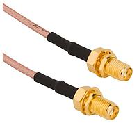 Amphenol RF 135113-01-06.00 RF Cable Assemblies SMA St BH JK to St BH JK RG-316/U 6in