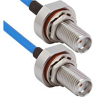 Bộ cáp RF SMA BKHD F SMA BKHD F 6" Cáp Amphenol SV Microwave FBSMA-085-FBSMA-060