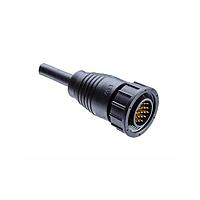 Amphenol LTW DD-18BFMM-SL6A02 Sensor Cables / Actuator Cables Ceres, Large Size, 5A, 18 Pins, Overmolded, Straight