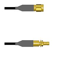 Amphenol Custom Cable Q-6903Q0008108i RF Cable Assemblies SMA-SP/SMB-SJB RG58 108I
