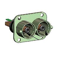 Amphenol Technical Products PL082X-301-20M6-2 レセプタクル POWERLOK 10MM G2 2POS RCPT M6 STUD X キーイング HVIL付き