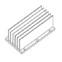 Wakefield Thermal 558-75AB DC/DC Converter Heat Sink for DC/DC Converters, Full Brick, 61x116.8x19.1mm, Vertical, 16 Fins