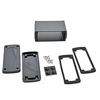 Bud Industries EXN-23356-BKP PCB Enclosure Extruded Aluminum Enclosure Black with Plastic Cover (2 X 4.5 X 2.7 In)