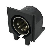 Đầu nối DIN tròn 5 chân M loại DIN vuông góc gắn bảng PC MNT RCPT Switchcraft 57PC5M