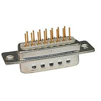 NorComp 172-037-213R051 Receptacle D-Sub Conn 37P F Dip Solder NICKEL