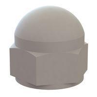 Essentra Components 0537516LCN Locking Cap Locking Cap Nut, 3/8-16 Thread, .620 Height