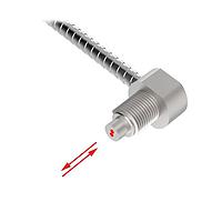 Banner Engineering PBAT43TSL5TA-VL Fiber Optic Cables Plastic Fiber, Diffuse Reflective; Core Dia.: 1 mm; Fiber Length 1 m; Right-Angle, Thread M6; Stainless Protective Jacket; 25 mm Bend Radius; Vantage Line