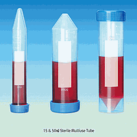 Ống nghiệm, PP, đáy hình nón, vô trùng, 50ml, bộ giá đỡ Daihan medical DM.Tub3016