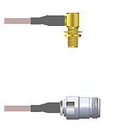 Amphenol Custom Cable Q-2Q01V000R008i RF Cable Assemblies SMA-RJB/N-SJ G316D 8I