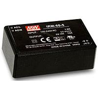 Mô-đun nguồn AC-DC 60W 15V 4A kiểu gắn bảng mạch PCB MEAN WELL IRM-60-15