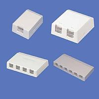 Hộp Gắn Bề Mặt 3 Cổng Có Nắp Trượt Dây Điện & Rãnh Dẫn Panduit CBXS3BL-AY