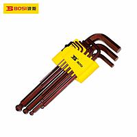 BOSI BS426095 Ball Point Hex Key Set (9pcs ,british)