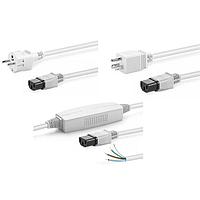 Dây Nguồn AC Có Bộ Lọc Dây Nguồn Phích Cắm NEMA5-15 C13 Schaffner IF13-US3-H05-3100-WF-200