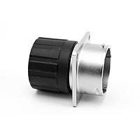 Đầu nối 12 vị trí, mặt bích vuông, ổ cắm cái, kích thước vỏ 14, gioăng silicone, và nắp cuối với kín dây riêng biệt Amphenol SINE Systems RT001412SNHEC03