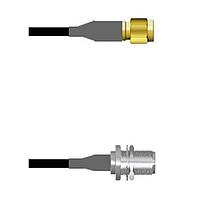 Amphenol Custom Cable Q-3E023000D060i RF Cable Assemblies SMA-SP/N-SJB LMR19 60I