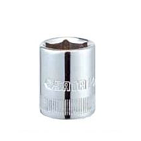 SATA 11312 1/4" DR. 6PT. SOCKET (S.A.E.)/(METRIC)