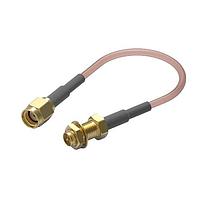 Bộ cáp RF WR-CXASY RPSMA Lõi Thép RPSMA Đầu Chuẩn Gắn Mặt Tủ Wurth Elektronik 65504011630501