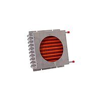 Bộ trao đổi nhiệt dạng ống-fin chất lỏng sang không khí, thép không gỉ, ống-fin đồng, kèm bộ quạt Marin 115VAC Aavid 4210G10SB-F9