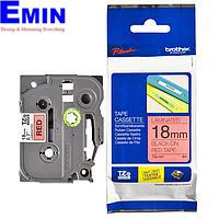 BROTHER TZE-441 라벨 (18mm,Black on Red)