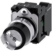 Công tắc khóa KEY SW, 2 vị trí, MTND, có thể tháo chìa khóa ở tất cả các vị trí SIEMENS 3SU11504BF113BA0