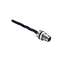 Amphenol LTW 8-03PMMS-SF7AA0 Sensor Cables / Actuator Cables M8 Circular Metric Connector, A Code, Metal, 3A, 03 pins, Male Connector, Male Contact, Hexagonal, Screw Thread, Solder, Receptacle With Cable/Wire, Length 1000mm, IP67 Unmated
