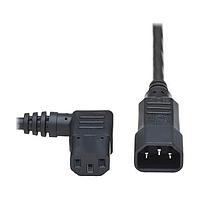 Dây Nối Dài Nguồn AC 18AWG SJT 100-250V 10A GÓC TRÁI 2' Tripp Lite P004-002-13LA