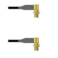 Amphenol Custom Cable Q-2R02R0008048i RF Cable Assemblies SMA-RJB/SMA-RJB RG58 48I