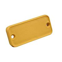 Hammond Manufacturing 1455UPLY-10 Panel, End 1455U CLOSED BEZEL 10PK YELLOW