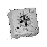 TT Electronics / BI Technologies 25UR2KLFTR トリマ抵抗器 - シングルターン 2Kオーム 10% 1/4" シングルターン