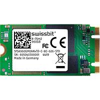Swissbit SFSA120GM2AK1TB-I-EB-11E-STD SATA SSDs Industrial M.2 SATA SSD, X-75m2 (2242), 120 GB, 3D TLC Flash, -40C to +85C