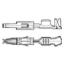 Cuộn 6000 MICRO TIM3 CONTACT AMP Connectors - TE Connectivity 1241860-2