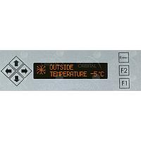 Bộ Chèn PC Bay, Ký Tự LCD 20x2 Màu Đen Trên Nền Ám, Phím B/G Kèm Giá Đỡ Lắp Mount Sl Matrix Orbital BLK202A-S-FA