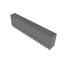 Dải ổ cắm nâng cao kiểu xuyên qua xếp tầng 0.100 inch Samtec ESW-117-12-F-D