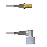 Amphenol Custom Cable Q-2V02C0005048i RF Cable Assemblies SMA-SJ/N-RP G316 48I