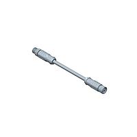 Amphenol LTW M8AS04ML-ASFL-SD010 Sensor Cables / Actuator Cables Guided M8 Circular Metric Connector, Metal, 3A, 04 pins, Male Connector, Male Contact, Straight-to-Straight, Screw Thread, Overmolded Double Ended, Length 10000mm, IP67 Mated