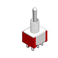 Mountain Switch 108-1MD3T1B1M1QE-EVX トグルスイッチ SWITCH TOGGLE DPDT