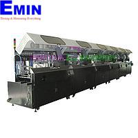 Máy in lụa hình trụ 6 màu tự động hoàn toàn cho chai Hoystar GW-6A-UV (3600pcs/h)