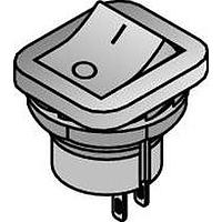 Shin Chin R13-136B-05-BR ロッカースイッチ DPDT ON-ON 赤