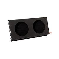 Aavid 6220G1SB チューブフィン液対空熱交換器、銅製、銅製チューブフィン、乾燥重量3.9kg、流体容量500ml