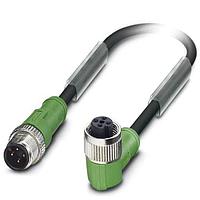 PHOENIX CONTACT 1550070 Sensor Cables / Actuator Cables SAC-4P-M12MS/ 1,0-PUR/M12FR