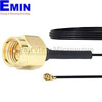 Cáp SMA Male - UMCX 2.1 Plug Fairview FMCA1028 ( 0.81mm Coax; 6 GHz )