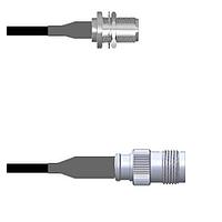 Amphenol Custom Cable Q-2304L000D096i RF Cable Assemblies N-SJB/TNC-SJ LMR19 96I