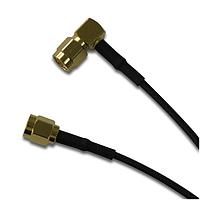 Amphenol RF 135103-02-24.00 RF Cable Assemblies SMA R/A Plug to St Plug RG-174/U 24in
