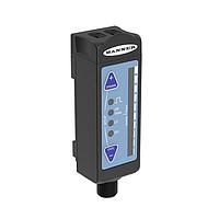 Banner Engineering R55FPBQ LO/DO R55 Color Mark: Plastic Fiber w/ Blue LED; Range: Depends on Fiber; Input: 10-30 V dc; Outputs: Bipolar NPN/PNP; 5-pin M12 Integral QD