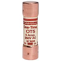 Mersen OT5 파워 퓨즈 퓨즈, 클래스 K5, 일반 용도, 50kA AC/20kA DC, 250VAC/DC, 5A