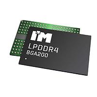 SDRAM - LPDDR4 ECC LPDDR4, 8Gb, 1.1V, 256Mx32, 1600MHz (3200Mbps), -40°C đến +95°C, FBGA-200 Intelligent Memory IME8G32L4HADG-062I